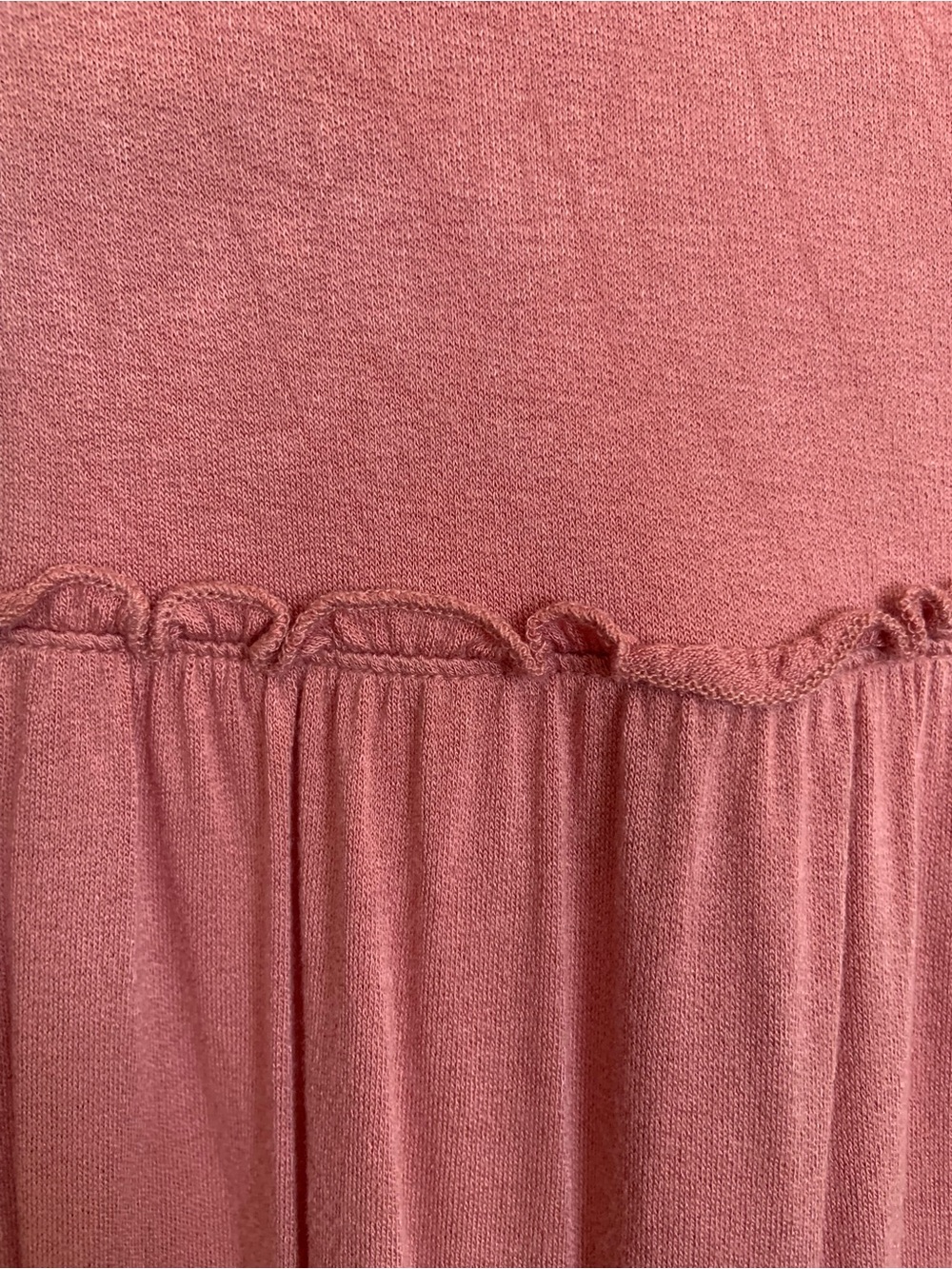 Pink Rose Women's Dusty Rose Spaghetti Strap Tiered Dress - Picture 3 of 5
